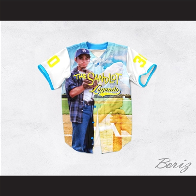 Benny Rodriguez 30 The Sandlot Legends Baseball Jersey