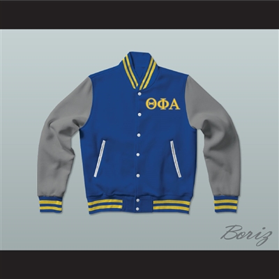 Theta Phi Alpha Sorority Varsity Letterman Jacket-Style Sweatshirt