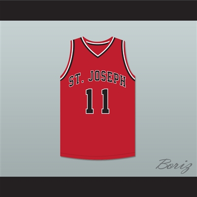Isiah Thomas 11 St Joseph High School Red Basketball Jersey