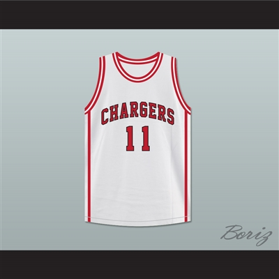 Isiah Thomas 11 Chargers High School White Basketball Jersey Hoop Dreams