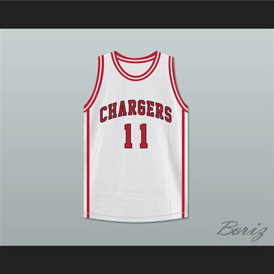 Isiah Thomas 11 St Joseph Chargers High School White Basketball Jersey Hoop Dreams