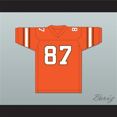 Derrick Thomas 87 South Miami Senior High School Cobras Orange Football Jersey 1