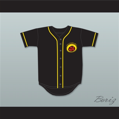 Kenan Thompson 94 All That Button Down Black Baseball Jersey 2
