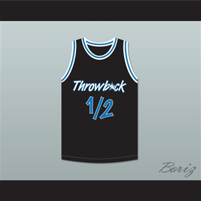 Anfernee Penny Hardaway Lil Penny 1/2 Throwback Black Basketball Jersey