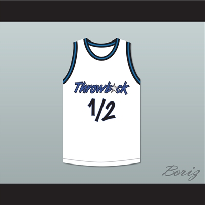 Anfernee Penny Hardaway Lil Penny 1/2 Throwback White Basketball Jersey
