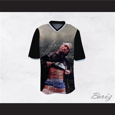 Tupac Shakur 8 Thug Life Smog City Football Jersey