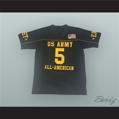 Tim Tebow 5 U.S. Army High School All-American East Black Football Jersey