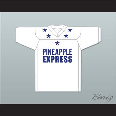 Seth Rogan Dale Denton Pineapple Express Football Jersey Tomato Face 54 Blue