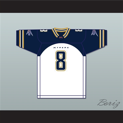 Tommy Maddox 8 Los Angeles Xtreme Away Football Jersey