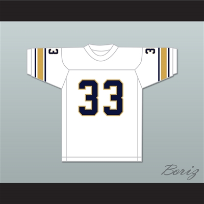 Tony Dorsett 33 Hopewell High School Vikings White Football Jersey 1