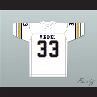 Tony Dorsett 33 Hopewell High School Vikings White Football Jersey 2