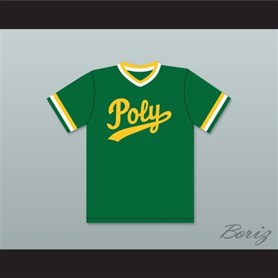 Tony Gwynn 19 Long Beach Polytechnic High School Jackrabbits Green Baseball Jersey 2