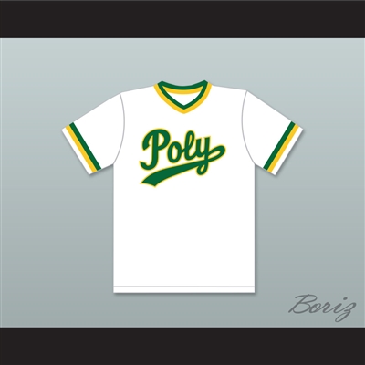 Tony Gwynn 19 Long Beach Polytechnic High School Jackrabbits White Baseball Jersey 1
