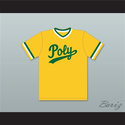 Tony Gwynn 19 Long Beach Polytechnic High School Jackrabbits Yellow Baseball Jersey 2