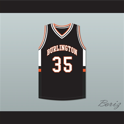 Tony Romo 35 Burlington High School Black Basketball Jersey
