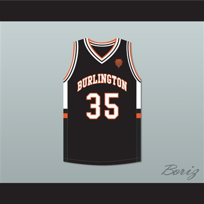 Tony Romo 35 Burlington High School Black Basketball Jersey with Patch