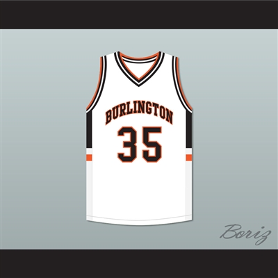 Tony Romo 35 Burlington High School Demons White Basketball Jersey