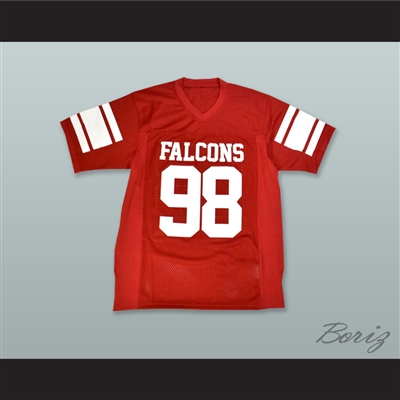Tony Soprano 98 Falcons Red Football Jersey