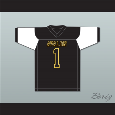 Trevon Diggs 1 The Avalon School Black Knights Black Football Jersey 2