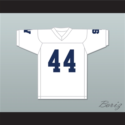 Trevon Moehrig 44 Smithson Valley High School Rangers White Football Jersey 1