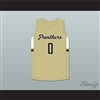 Trevor Keels 0 Paul VI Catholic High School Panthers Old Gold Basketball Jersey 2