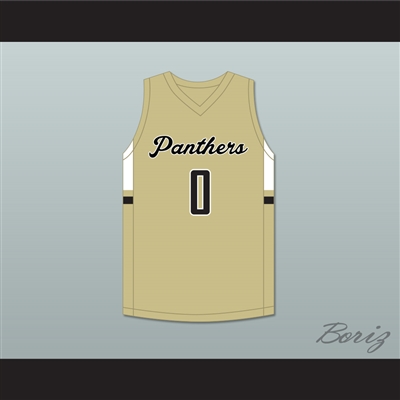Trevor Keels 0 Paul VI Catholic High School Panthers Old Gold Basketball Jersey 2