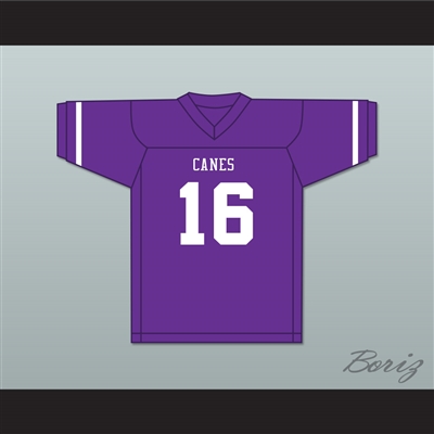 Trevor Lawrence 16 Cartersville High School Hurricanes Purple Football Jersey 5