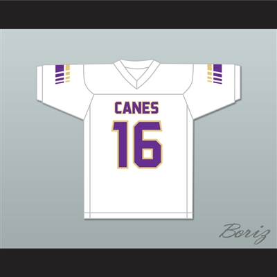 Trevor Lawrence 16 Cartersville High School Hurricanes White Football Jersey 4