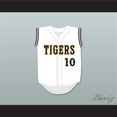 Trevor Story 10 Irving High School Tigers White Baseball Jersey 2