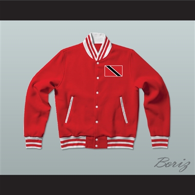 Trinidad and Tobago Varsity Letterman Jacket-Style Sweatshirt