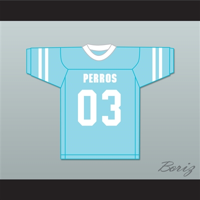 Tripas 03 Santa Martha Perros (Dogs) Light Blue Football Jersey The 4th Company