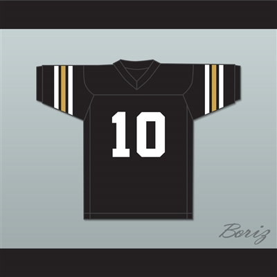 Troy Aikman 10 Henryetta High School Knights Black Football Jersey 1