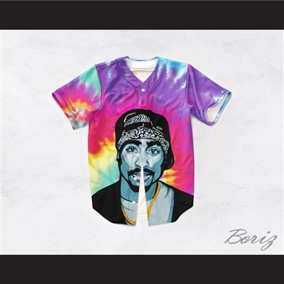 Tupac Shakur 05 Makaveli Baseball Jersey Design 5
