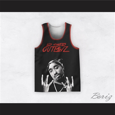 Tupac Shakur 8 Los Angeles Outlaws Basketball Jersey