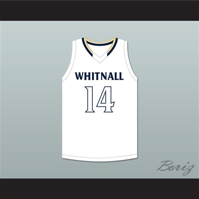 Tyler Herro 14 Whitnall High School Falcons White Basketball Jersey
