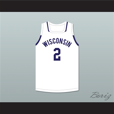 Tyler Herro 2 Wisconsin White Basketball Jersey