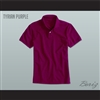 Men's Solid Color Tyrian Purple Polo Shirt