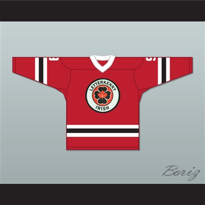 Tyson 9 Letterkenny Irish Red Alternate Hockey Jersey