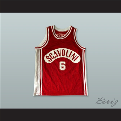 US Victoria Libertas Pallacanestro Scavolini 6 Red Basketball Jersey