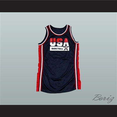 USA Team Away Basketball Jersey Custom Name and Number