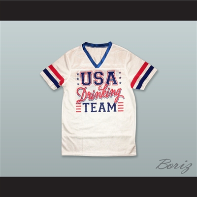 USA Drinking Team 76 White Football Jersey