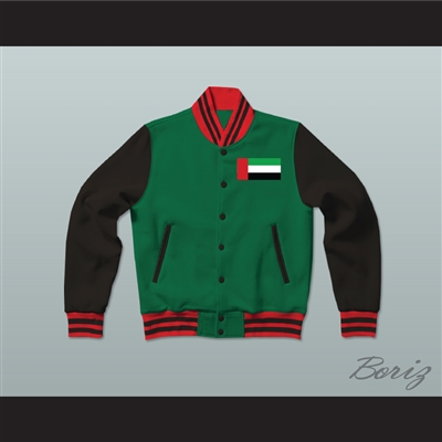 United Arab Emirates Varsity Letterman Jacket-Style Sweatshirt