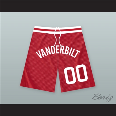 Steve Urkel 00 Vanderbilt Muskrats High School Red Basketball Shorts