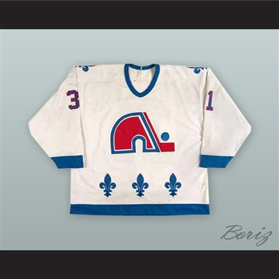 Valeri Kamensky 31 Quebec Nordiques White Hockey Jersey