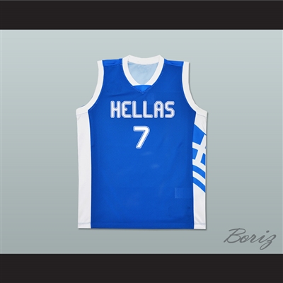 Greece Vassilis Spanoulis 7 Basketball Jersey