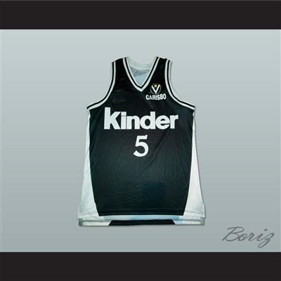 Sasha Danilovic Virtus Kinder Bologna Basketball Jersey
