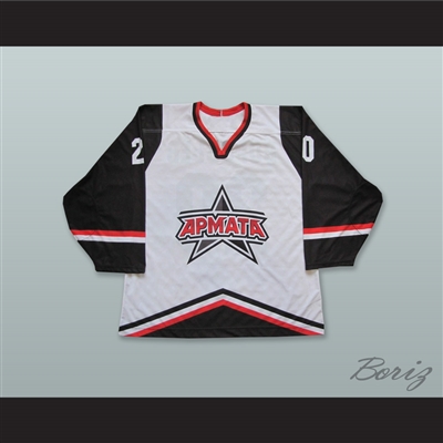 Vorobev 20 Armata Moscow White Hockey Jersey