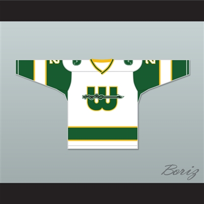 WHA 1973-74 New England Whalers Rick Ley 2 Home Hockey Jersey