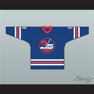 WHA 1973-74 Winnipeg Jets Bobby Hull 9 Away Hockey Jersey