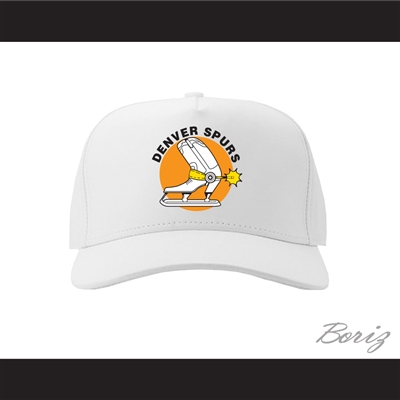 WHA Denver Spurs White Baseball Hat